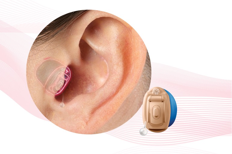 Inside the ear